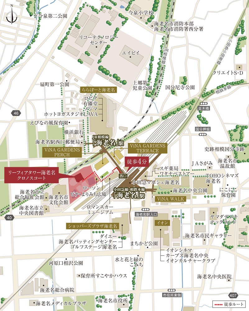 現地案内図