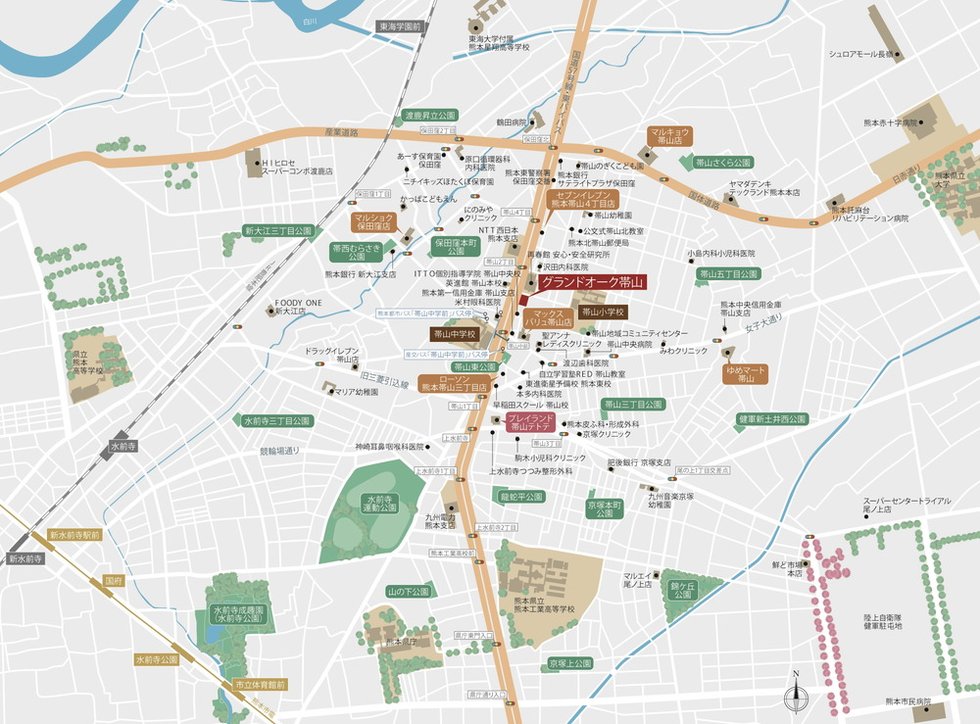 現地案内図