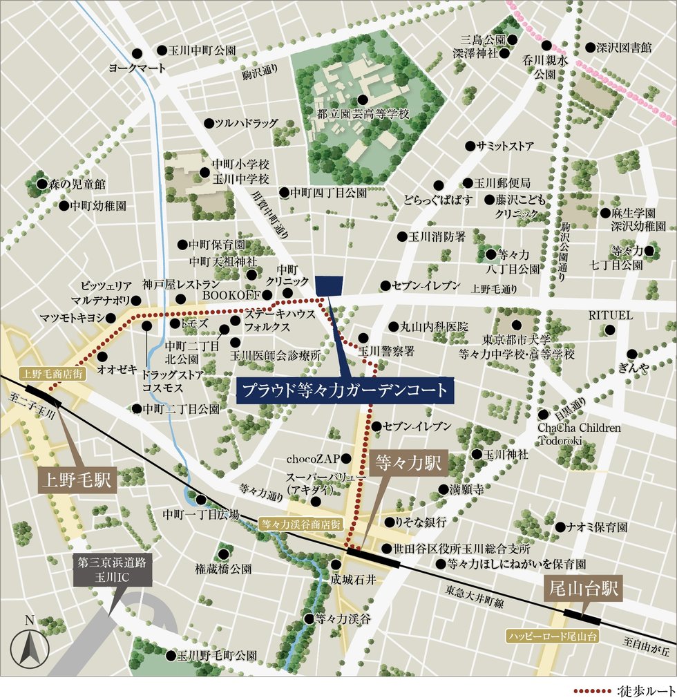現地案内図