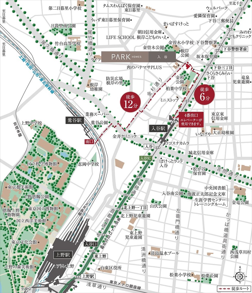 現地案内図