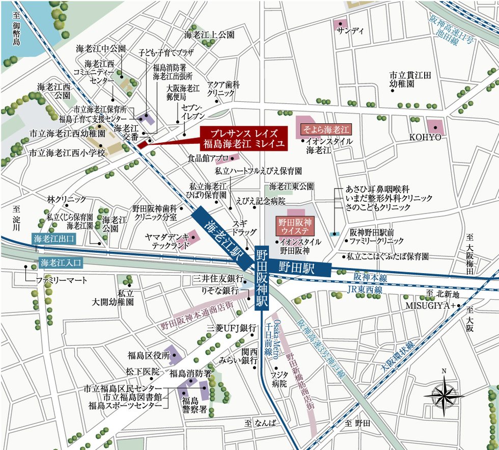 現地案内図