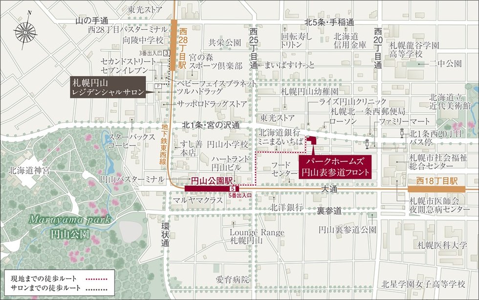 現地案内図