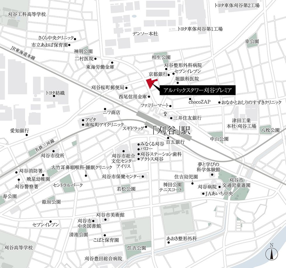 現地案内図