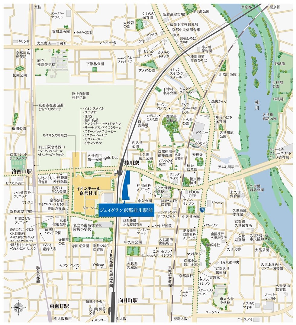 現地案内図