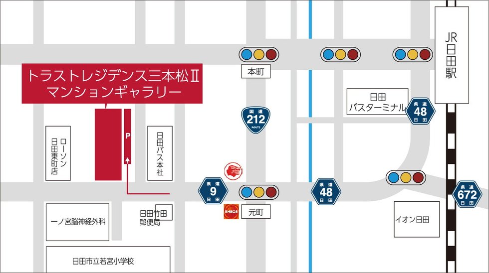 マンションギャラリー付近拡大図