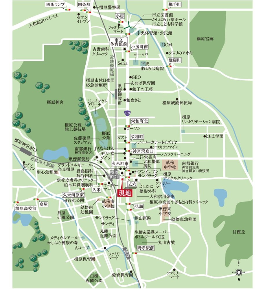 現地案内図