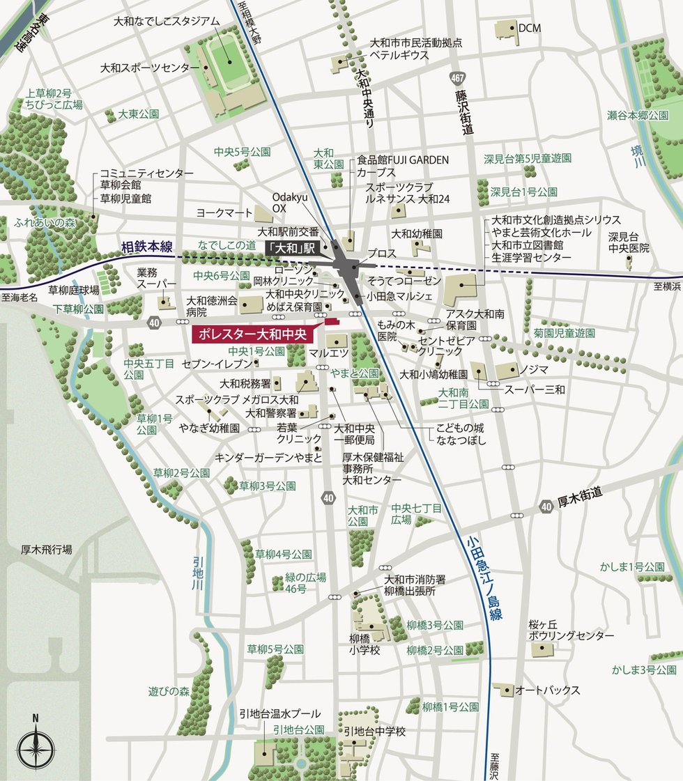 現地案内図