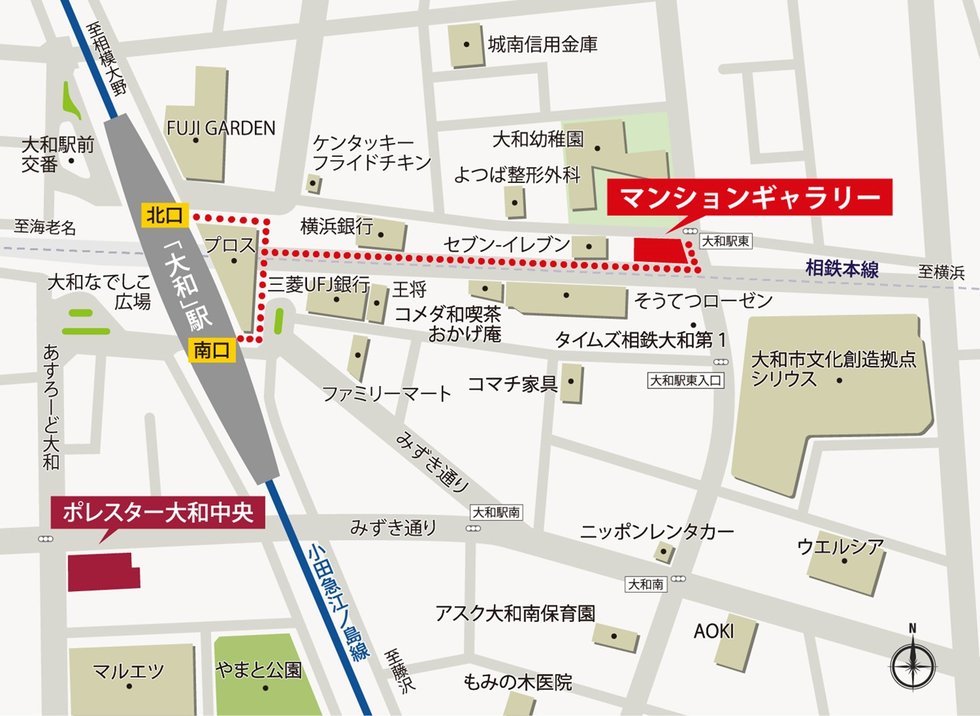 マンションギャラリー案内図