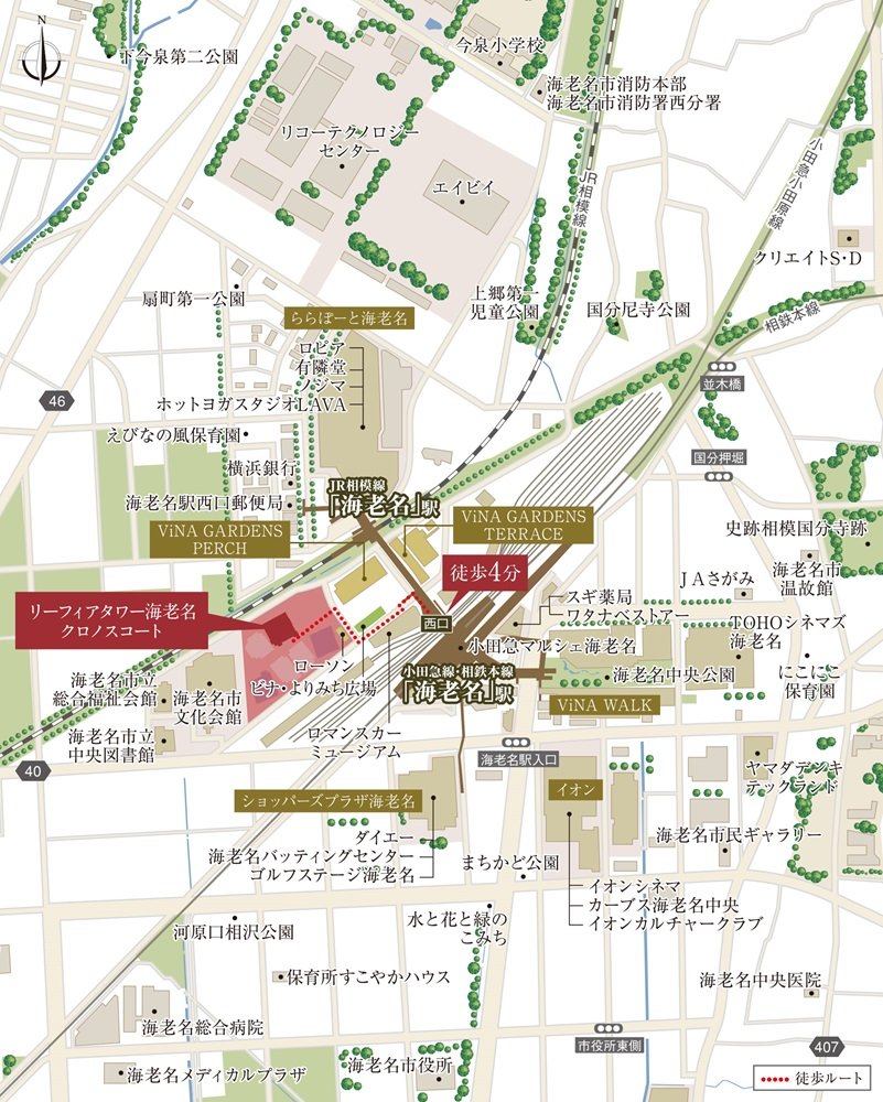 現地案内図