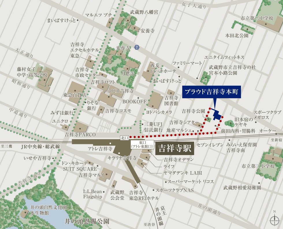 現地案内図