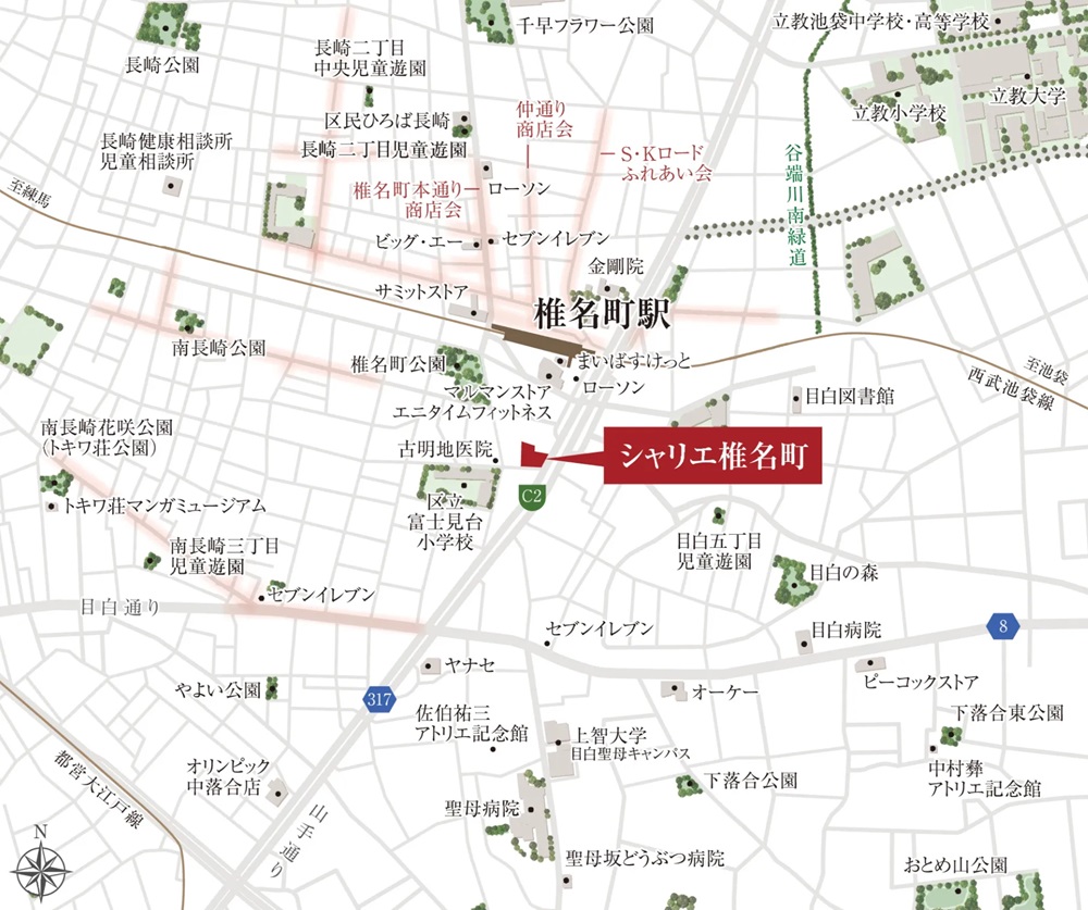 現地案内図