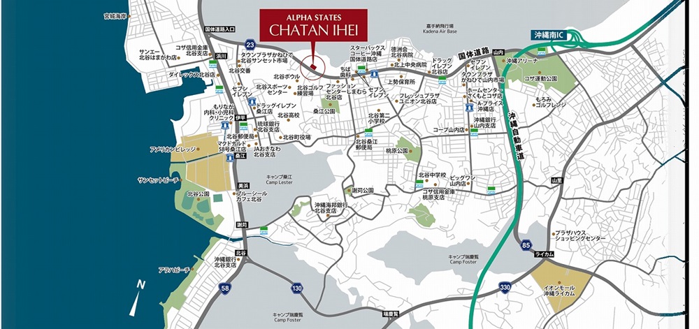 建設予定地案内図