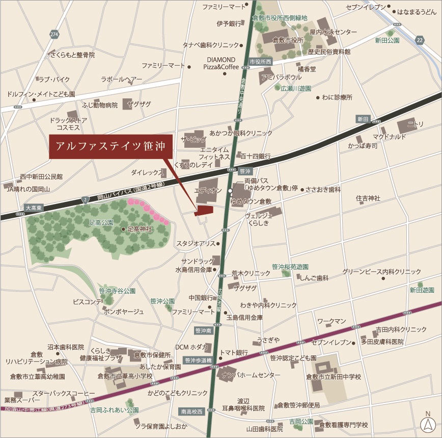 現地案内図