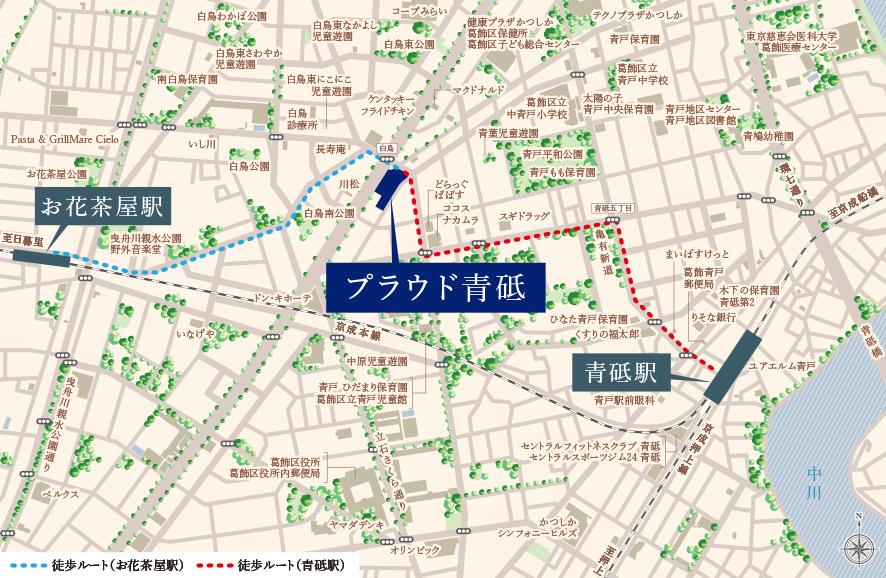 現地案内図