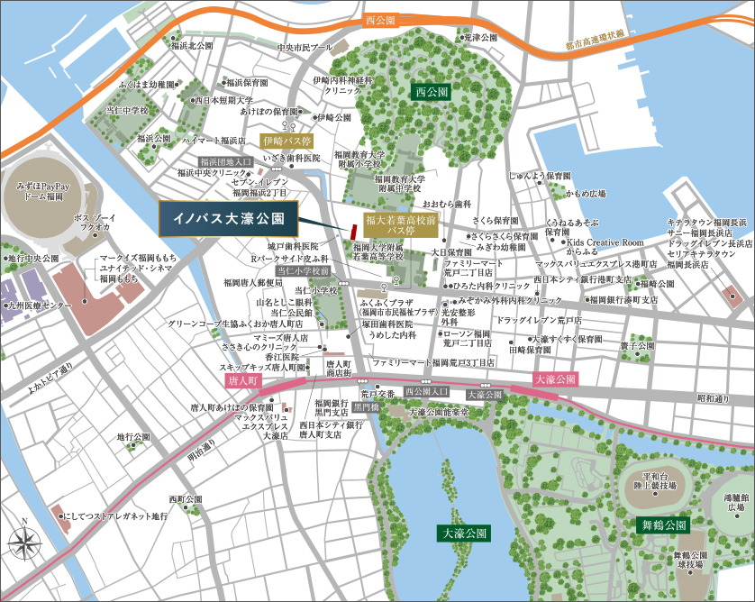 現地案内図