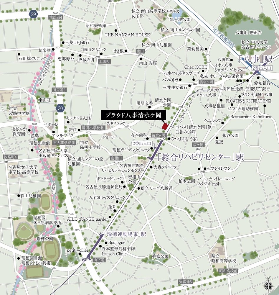 現地案内図