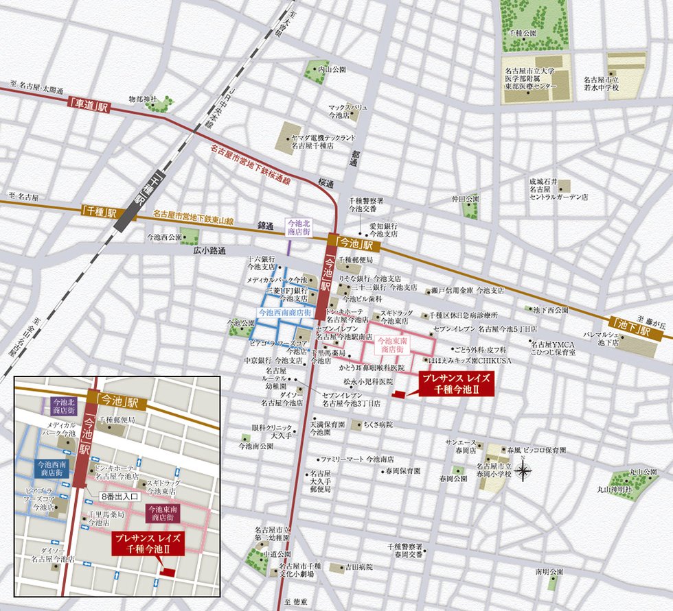 現地案内図