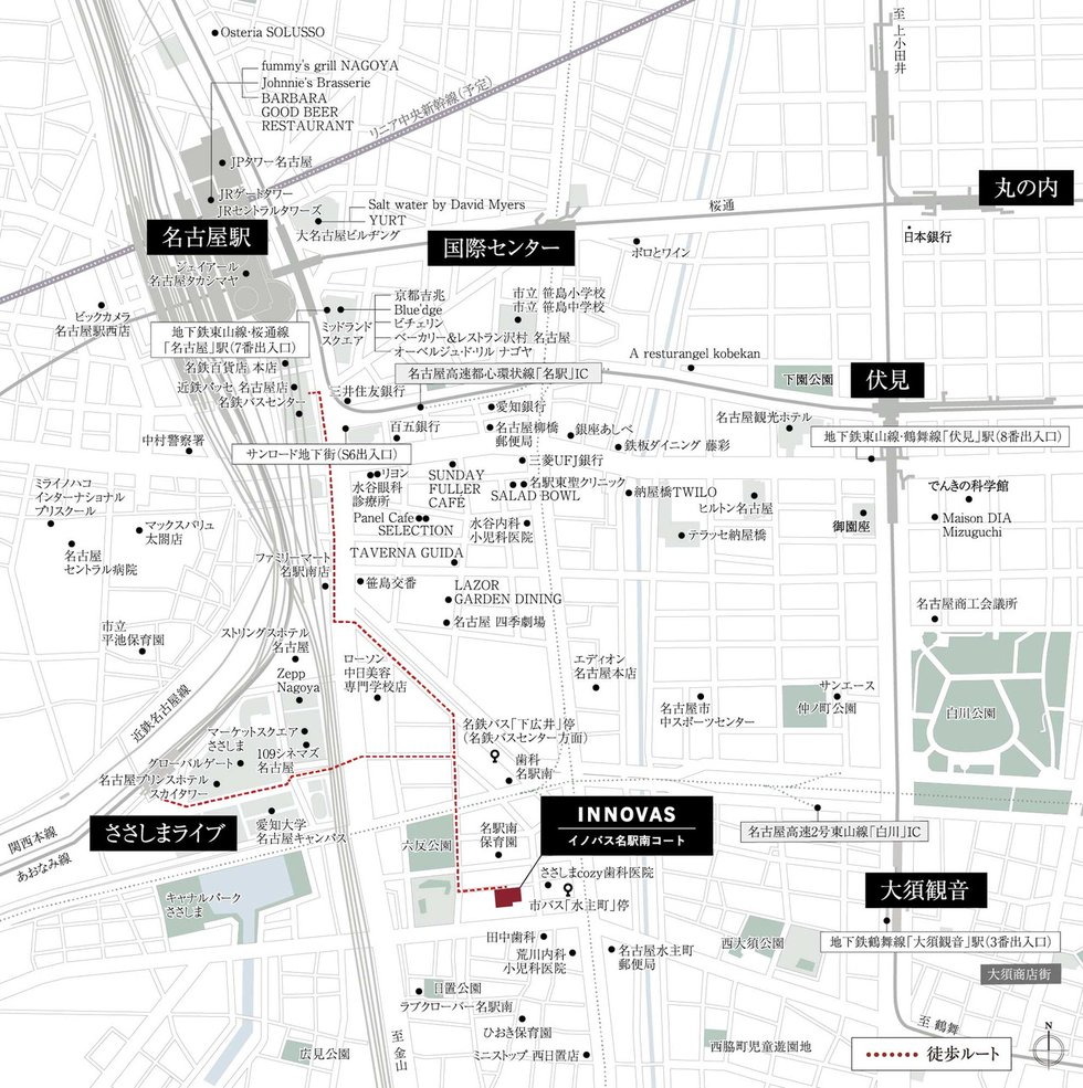 現地案内図