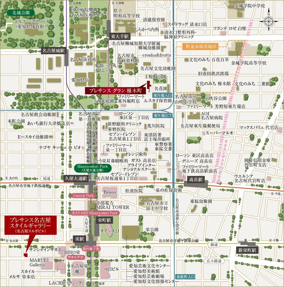 現地案内図
