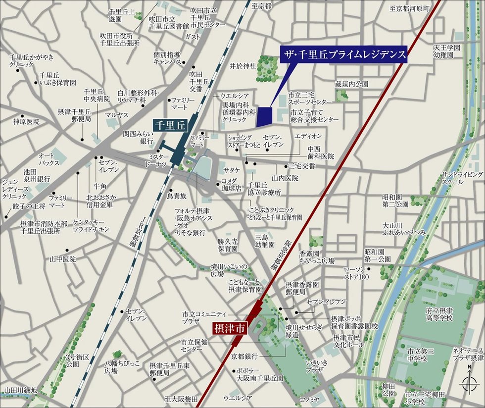 現地案内図