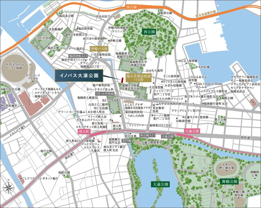 現地案内図