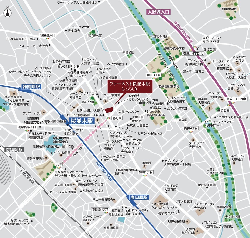 現地案内図