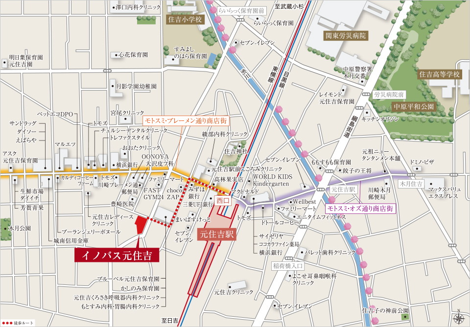 現地案内図