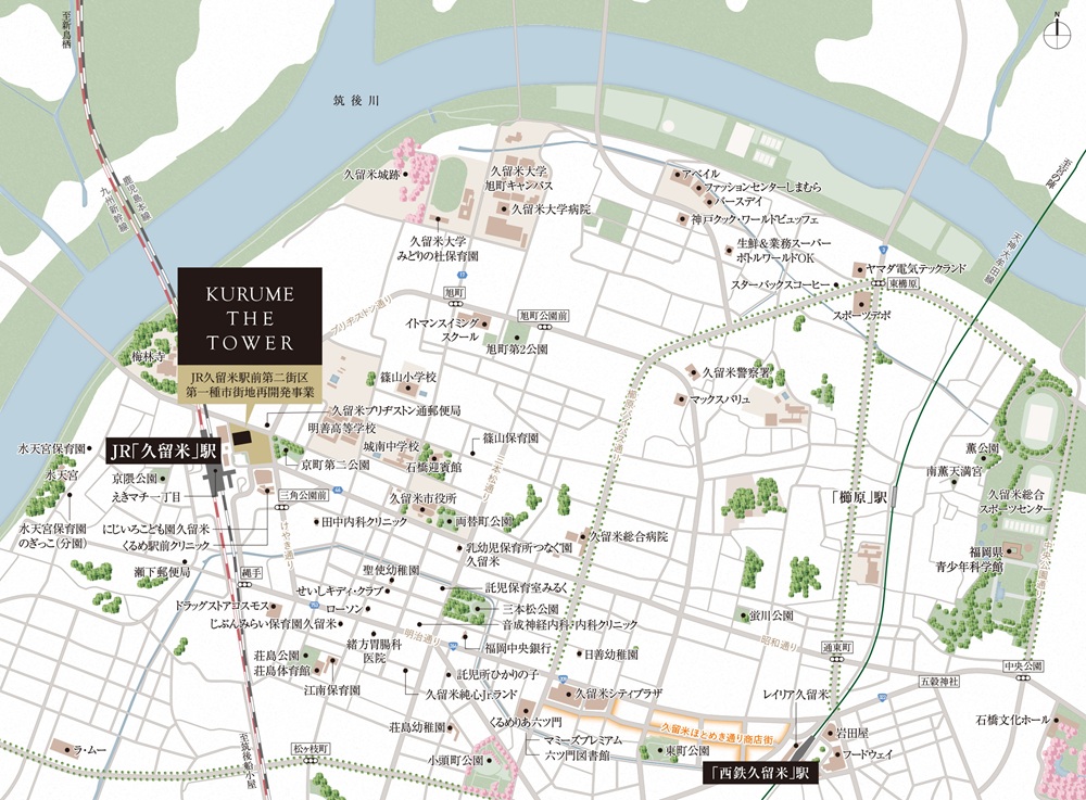 現地案内図