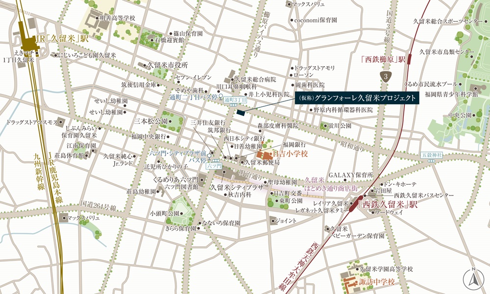 現地案内図