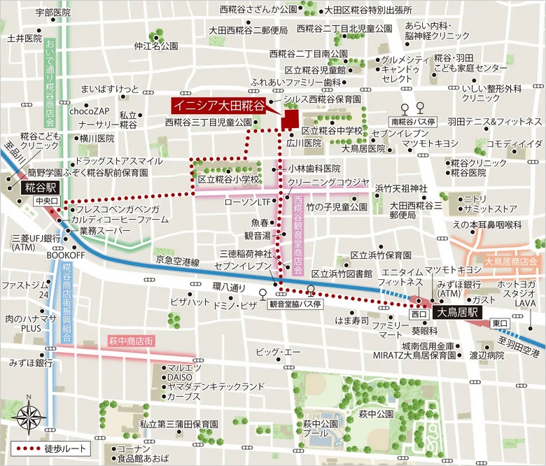 現地案内図
