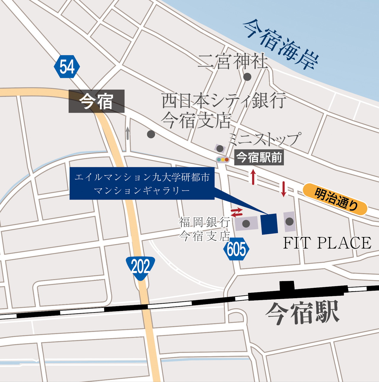 マンションギャラリー案内図