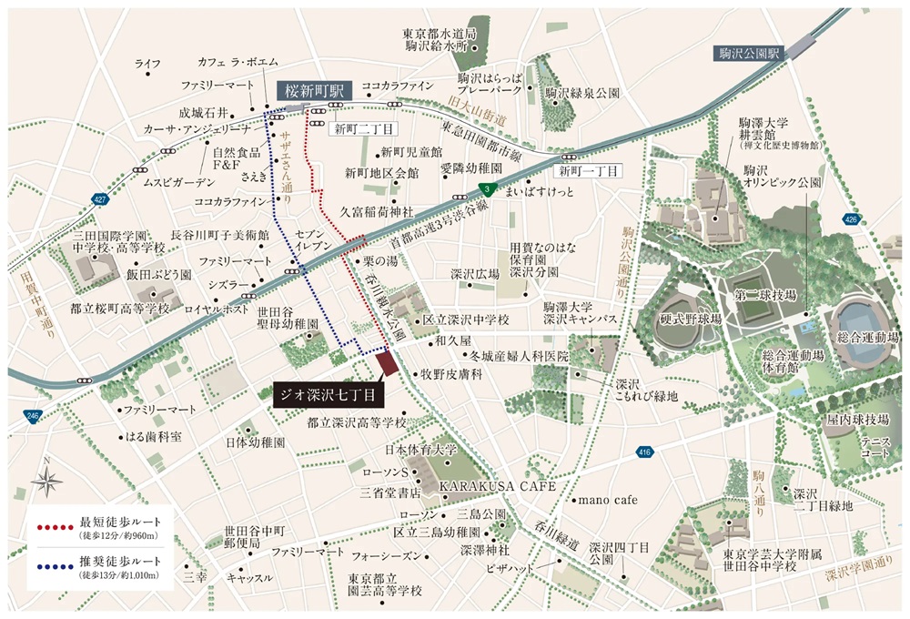 現地案内図