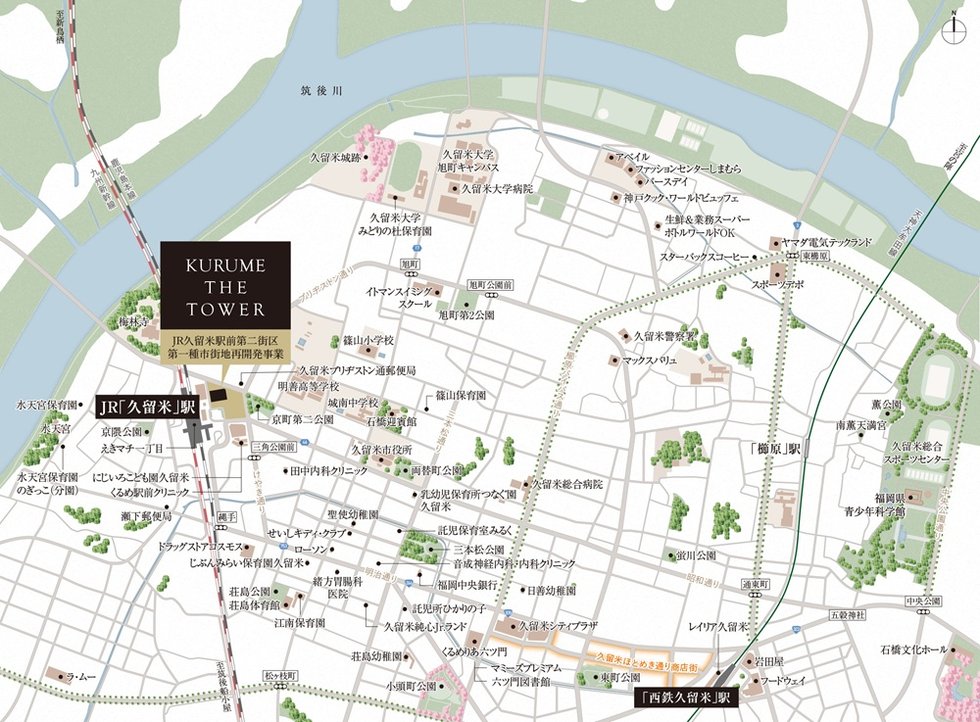 現地案内図