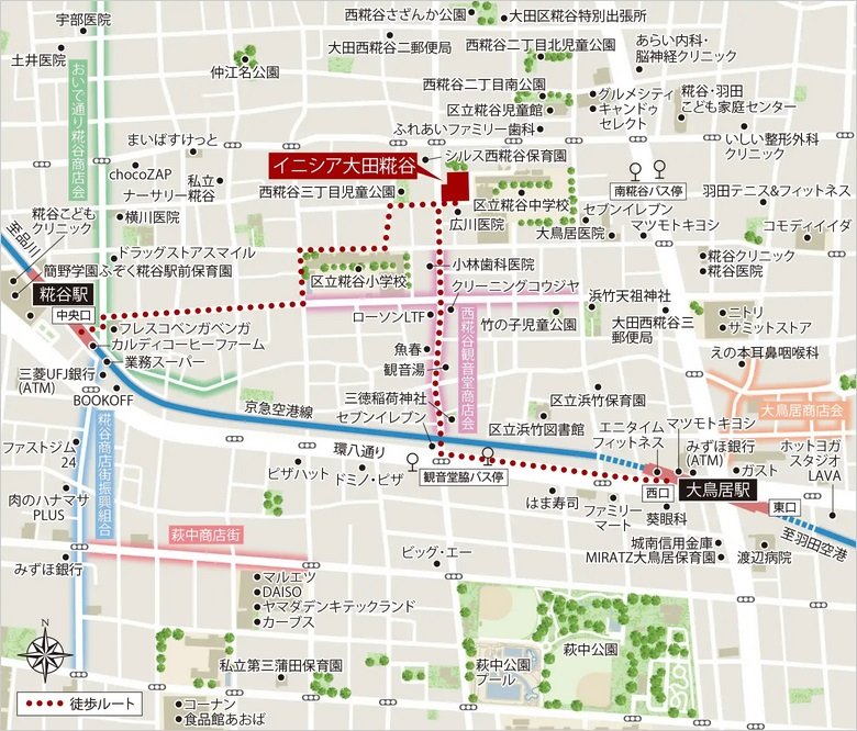 現地案内図