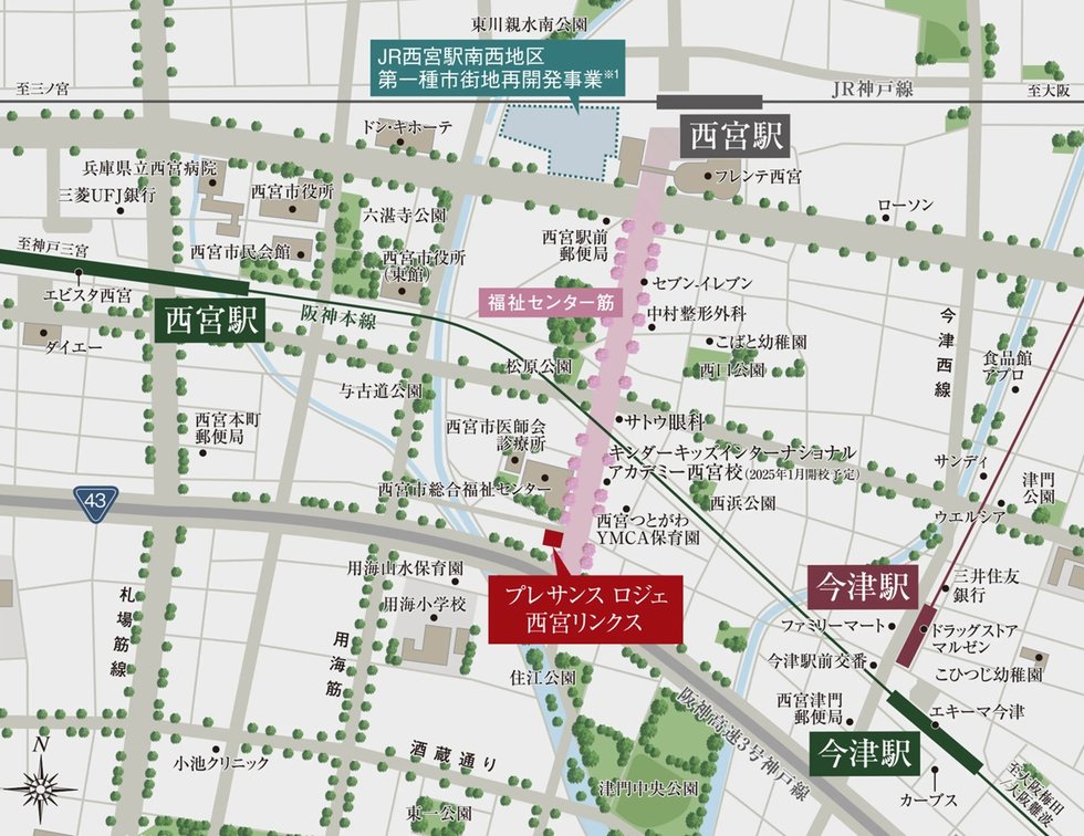 現地案内図