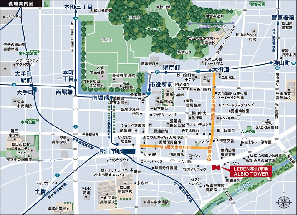 レーベン松山市駅ALBIO TOWER