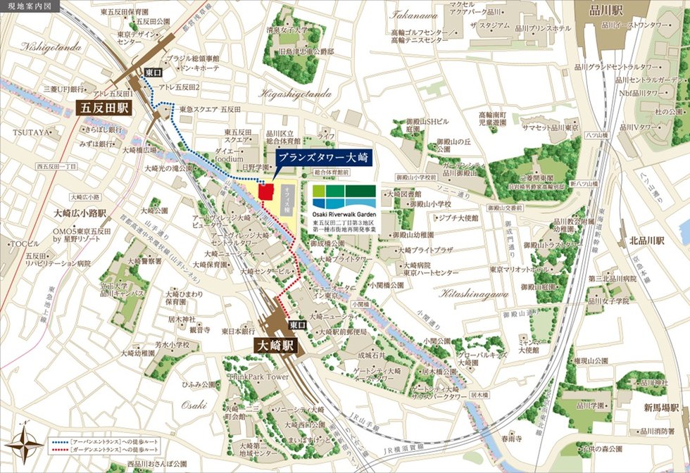 現地案内図