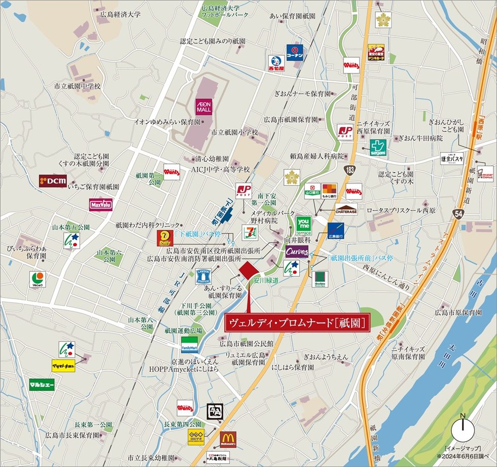 現地案内図