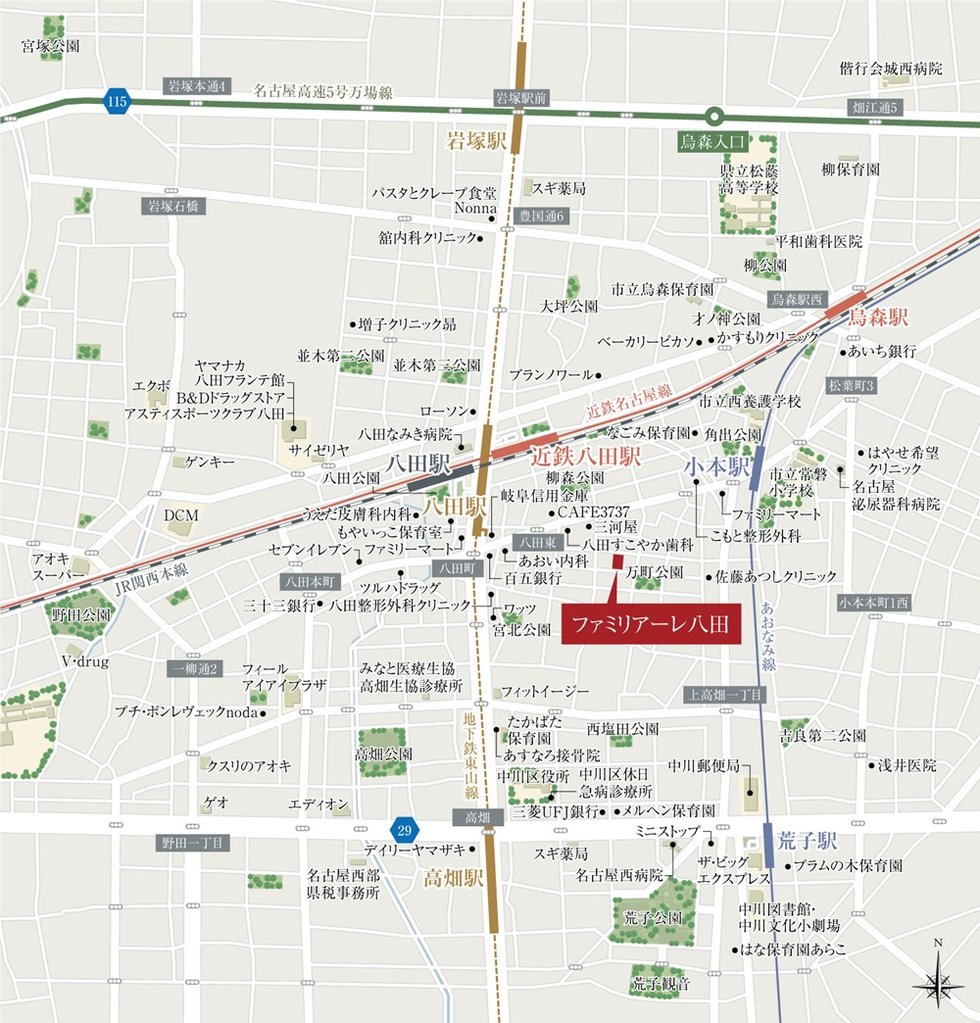 現地案内図