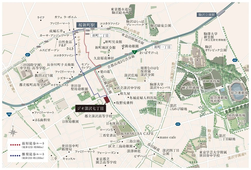 現地案内図