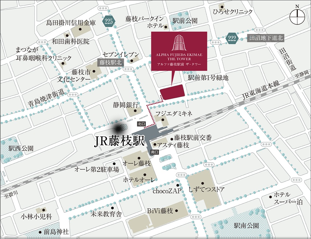 建設予定地案内図