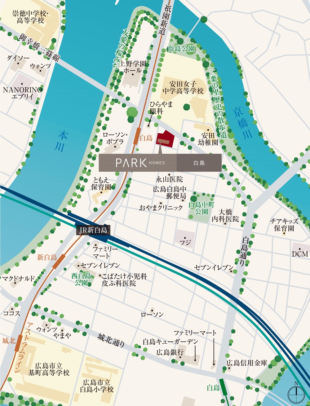 現地案内図