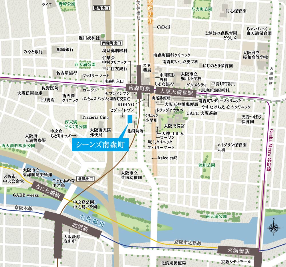 現地案内図