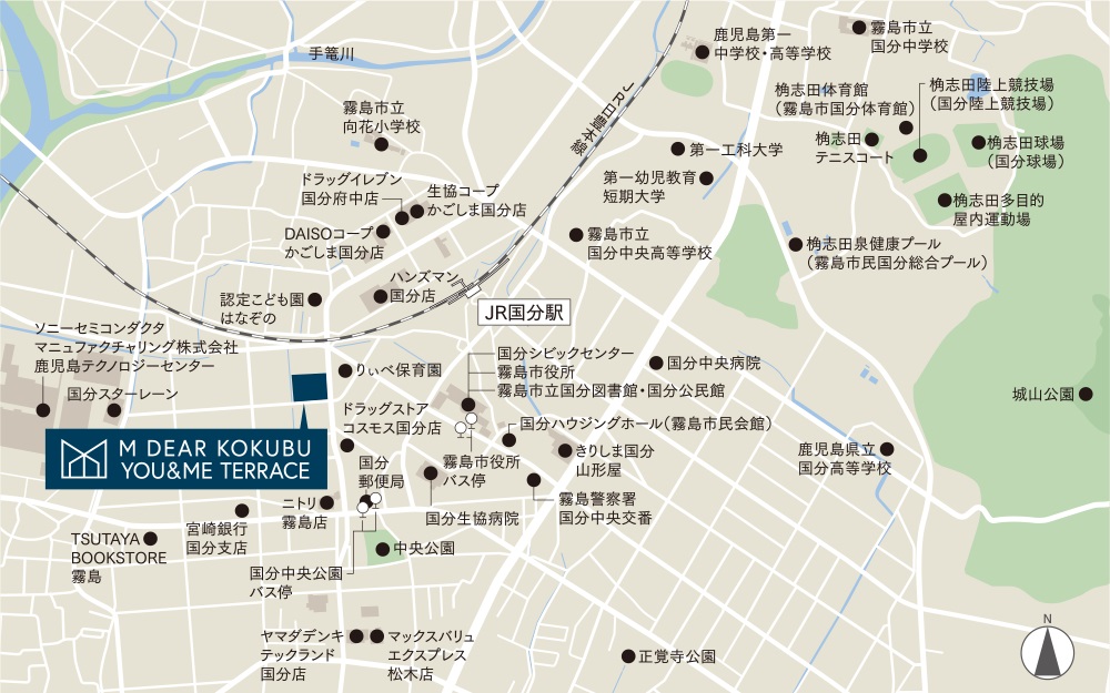 現地案内図