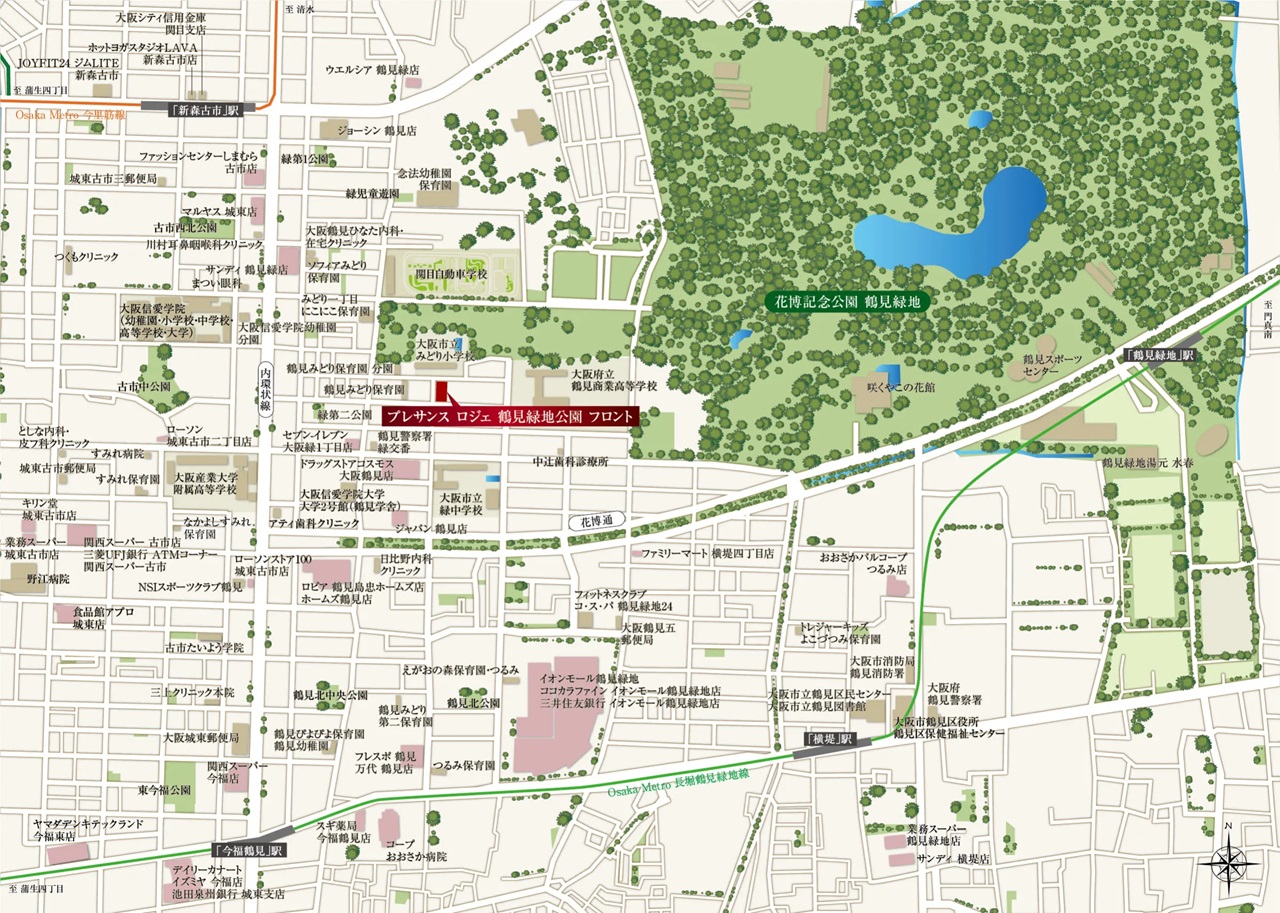 現地案内図