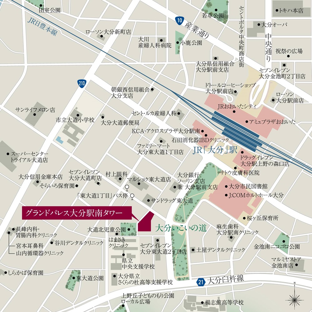 現地案内図