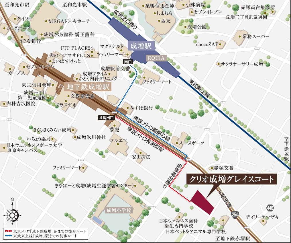 現地案内図