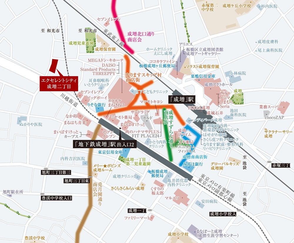 現地案内図