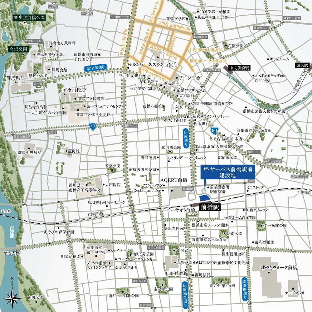 建設地ご案内図