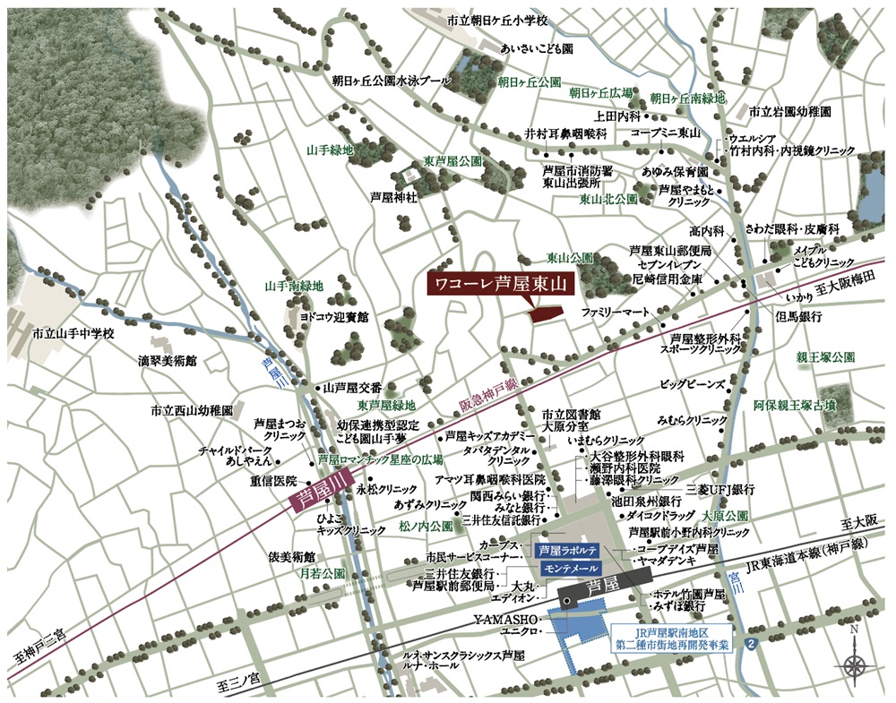 現地案内図